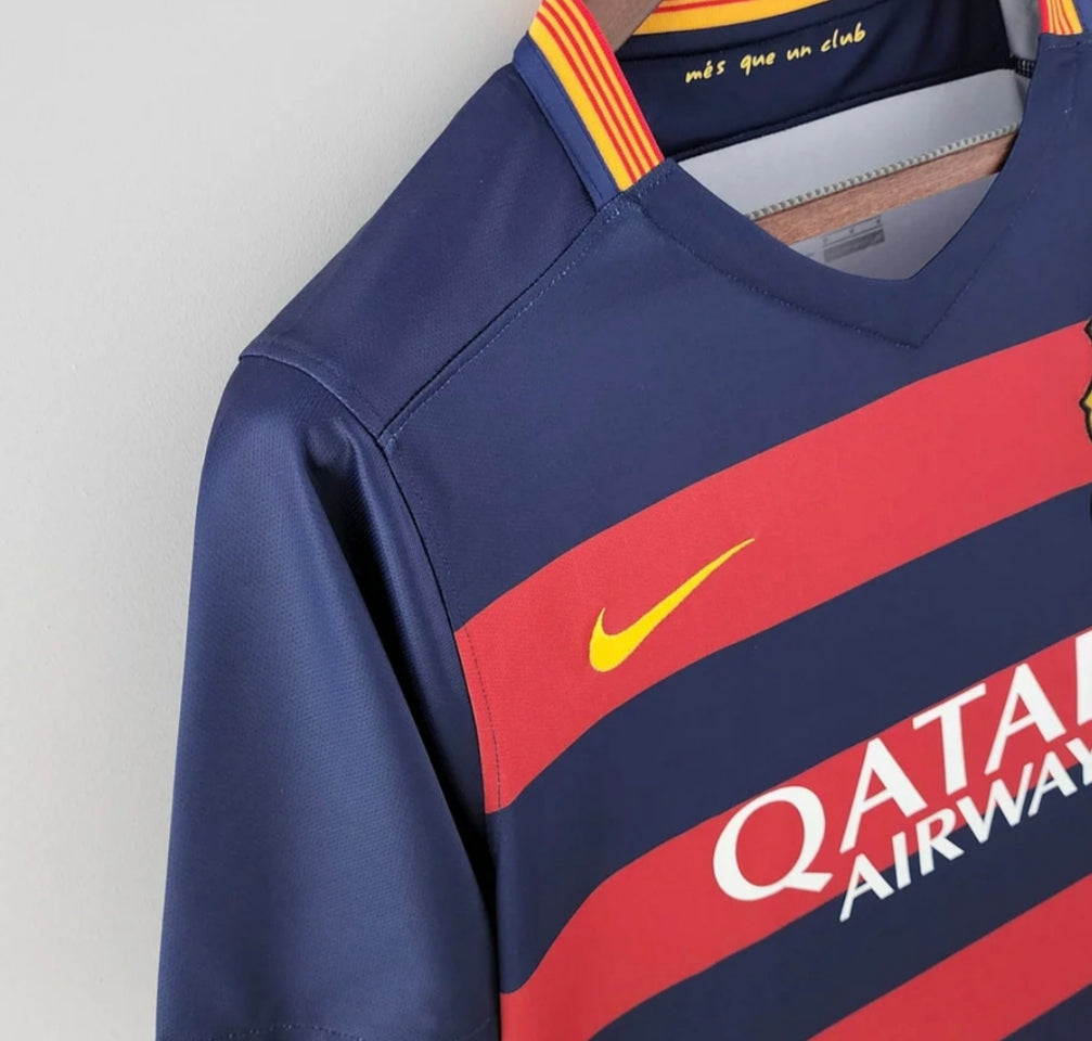 2015/2016 Retro Barcelona Home Football Shirt
