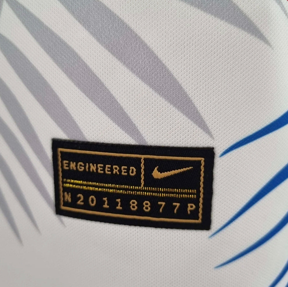 2022 Brazil Classic White Football Shirt