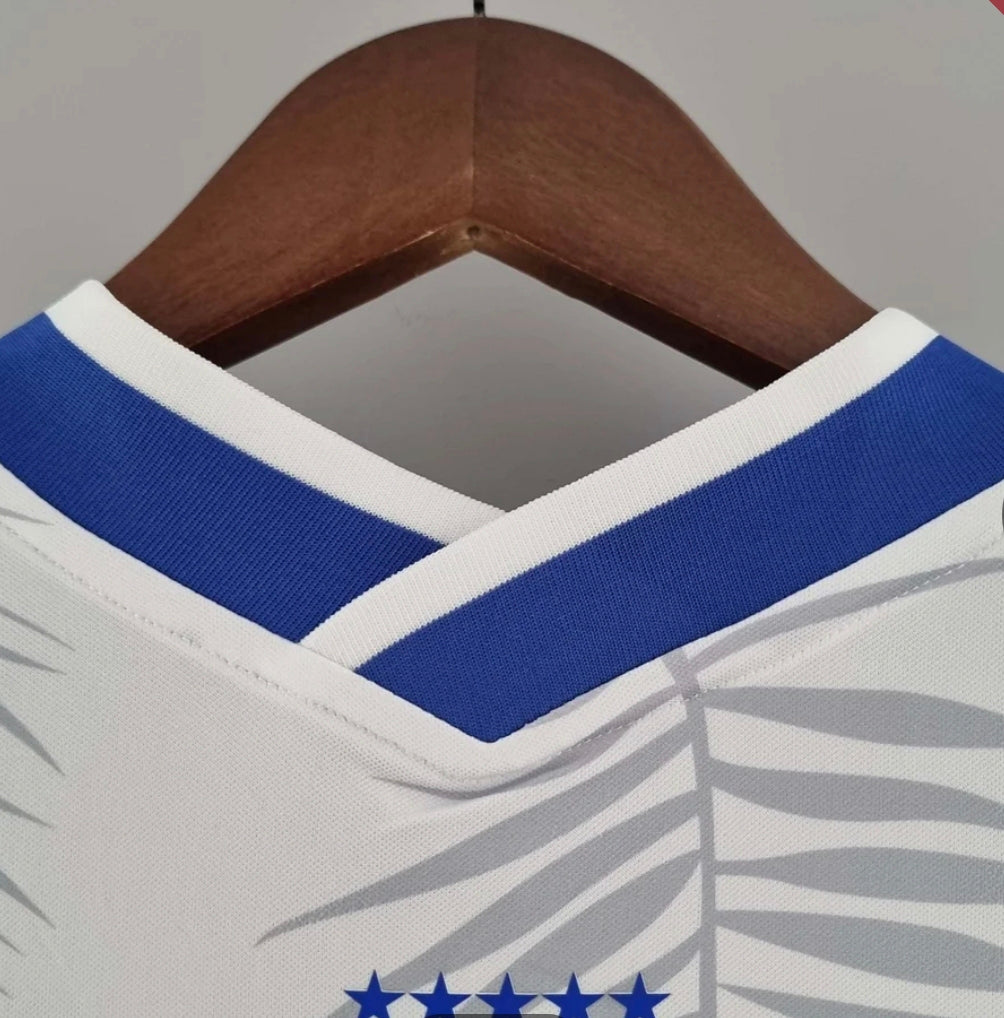 2022 Brazil Classic White Football Shirt