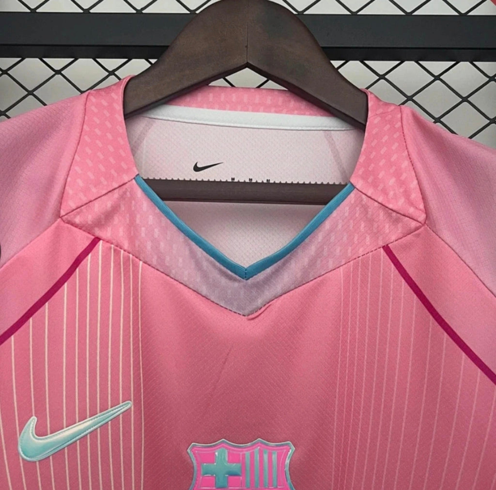 2025/2026 Barcelona Concept Pink Football Shirt