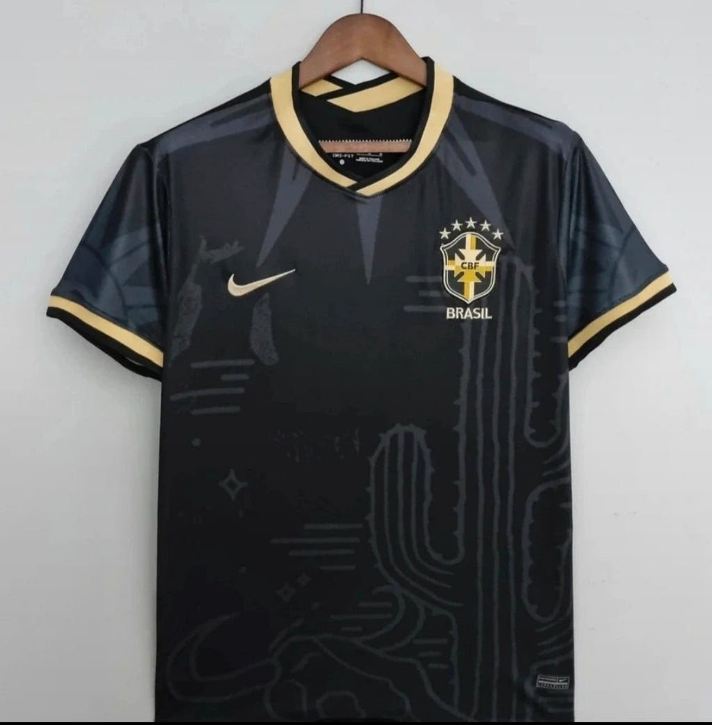 2022 Brazil Special Edition Black Football Shirt
