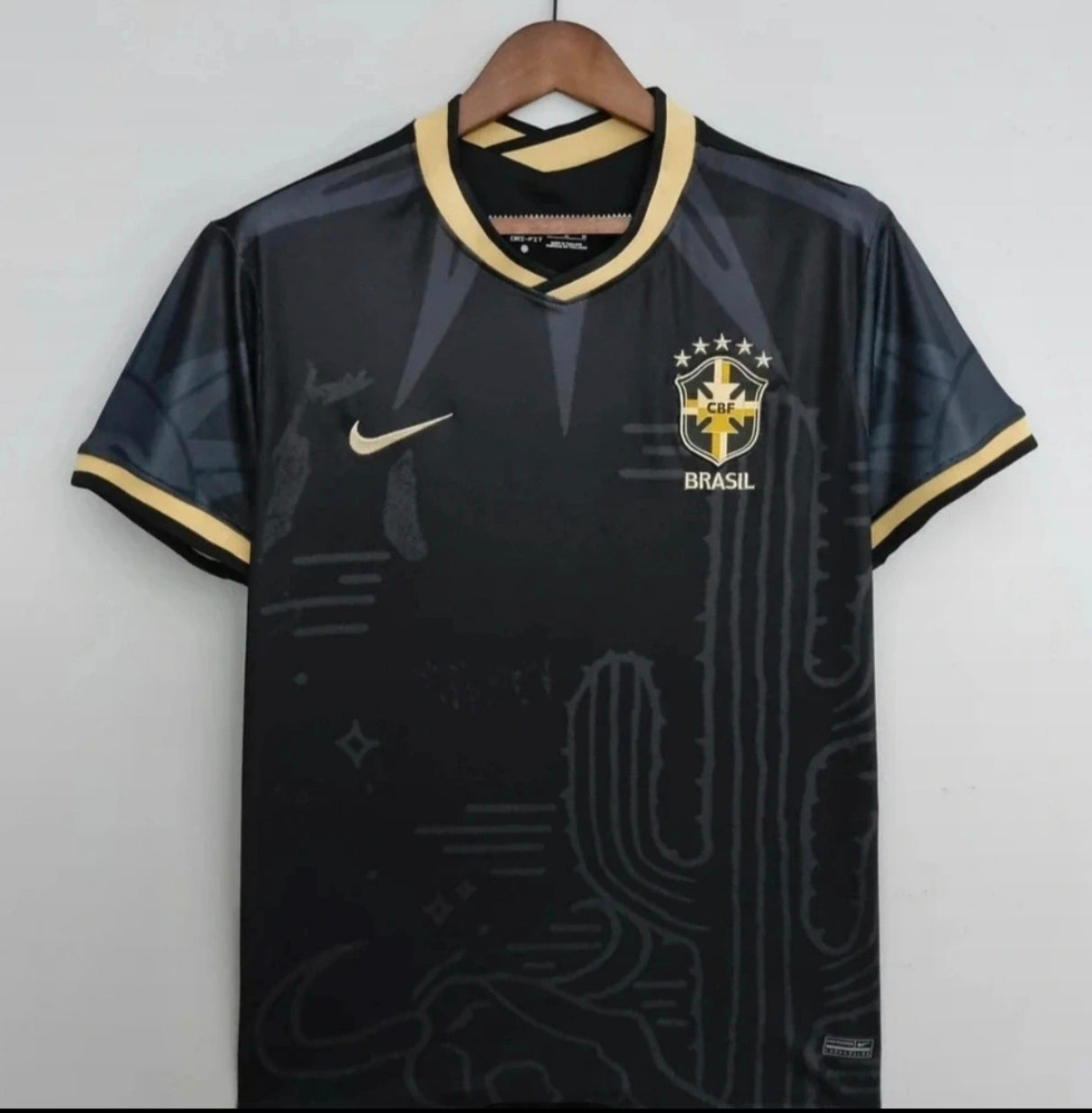 2022 Brazil Special Edition Black Football Shirt