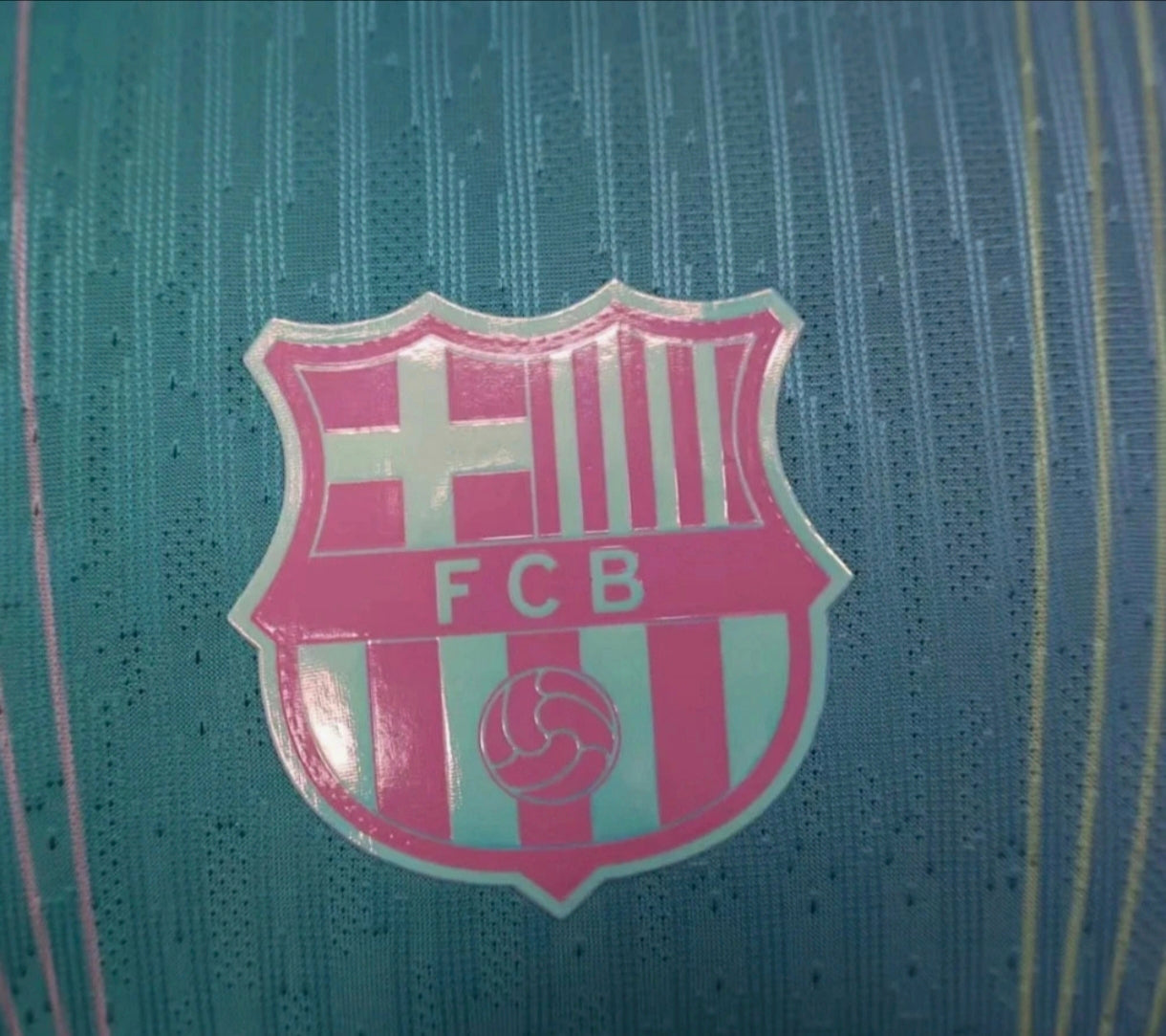 2025/2026 Player Version Barcelona Concept Pink Blue Gradient Football Shirt